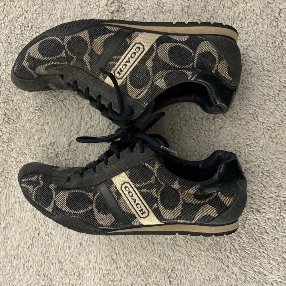 Vintage Jean Coach Low Top Sneakers